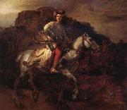 Rembrandt van rijn The polish rider France oil painting artist